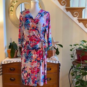 DKNY Jersey Wrap Dress